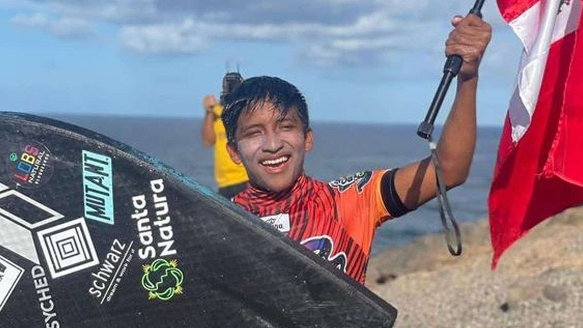 MAYCOL YANCCE SUBCAMPEÓN DEL MUNDO EN BODYBOARD JUNIOR. FENTA Perú