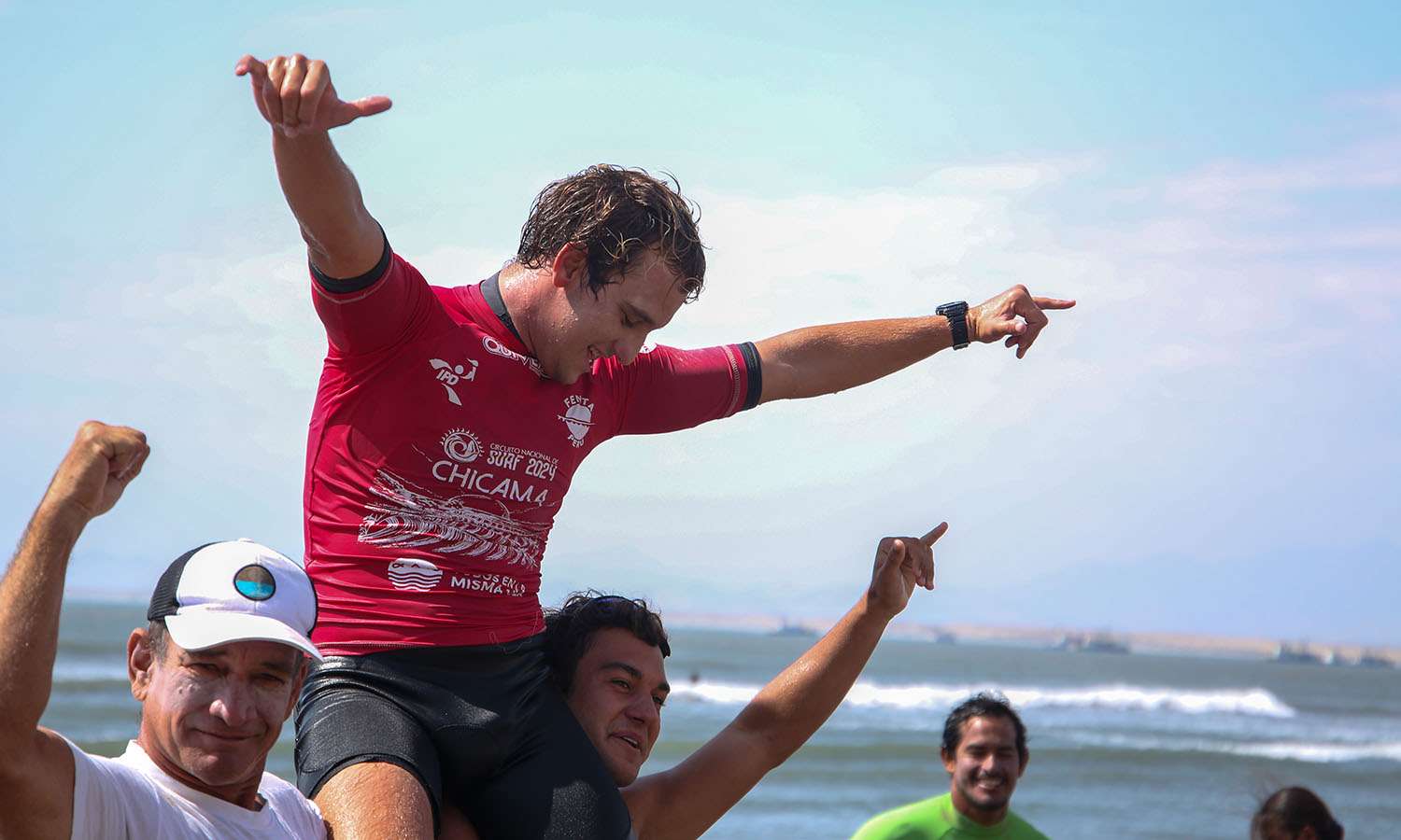 NOTA DE CIERRE DE LA PRIMERA FECHA DEL CIRCUITO NACIONAL DE SURF EN CHICAMA FENTA Perú